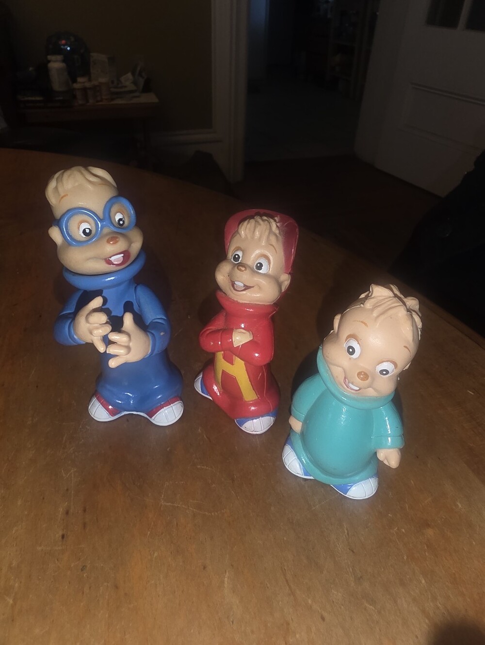 Alvin & The Chipmunks Pvc Figures Theodor & Simon Lot (Missing Trombone)